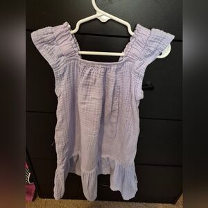 Wonder Nation Lilac Ruffle Blouse